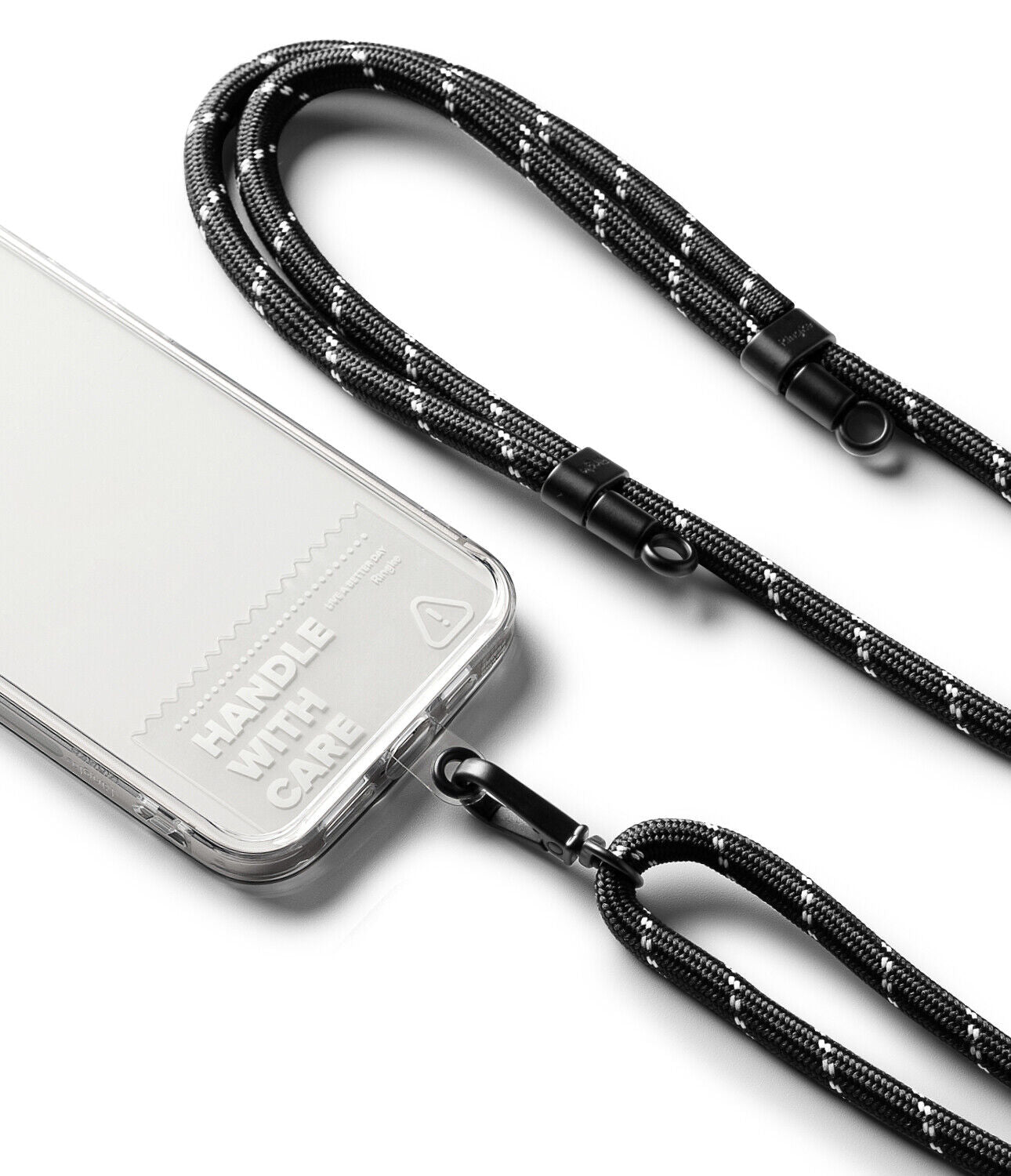 Correa Ringke Holder Link Strap - Black / White - Ringke - Strap5 - 3 - 10 / HRHLS - BCKWDastore