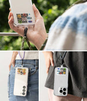 Correa Ringke Holder Link Strap Design - Black / White (Lettering Patch) - Ringke - Strap5 - 2 - 4 / CRHLS - BkWLPDastore