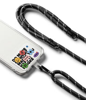 Correa Ringke Holder Link Strap Design - Black / White (Lettering Patch) - Ringke - Strap5 - 2 - 4 / CRHLS - BkWLPDastore