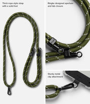 Correa Ringke Holder Link Strap - Khaki / White - Ringke - Strap5 - 3 - 5 / HRHLS - KWDastore