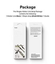 Correa Ringke Holder Link Strap - Khaki / White - Ringke - Strap5 - 3 - 5 / HRHLS - KWDastore