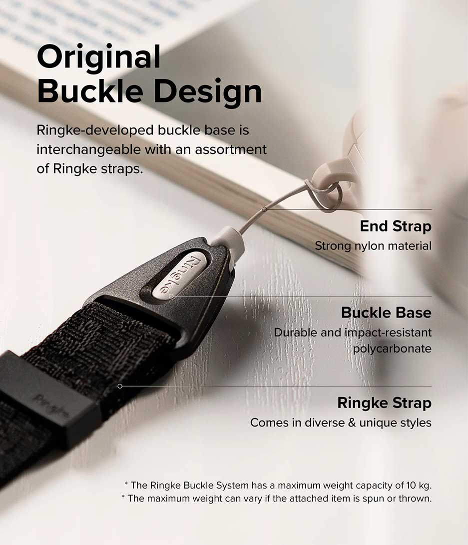 Correa Ringke Shoulder Strap - Lettering Black 2 - Ringke - Strap5 - 2 - 11 / CRSS - LB2Dastore