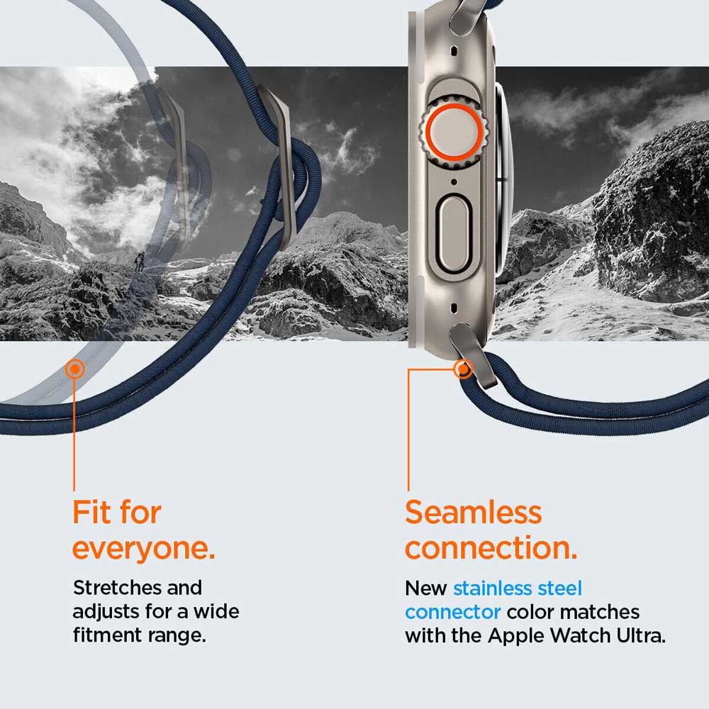 Correa Spigen Lite Fit Ultra Apple Watch (49mm / 46mm / 45mm / 44mm) - Spigen - Correa Apple Watch8 - 7 - 6 / CSLFUAW49MM - NVDastore
