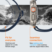 Correa Spigen Lite Fit Ultra Apple Watch (49mm / 46mm / 45mm / 44mm) - Spigen - Correa Apple Watch8 - 7 - 6 / CSLFUAW49MM - NVDastore
