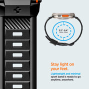 Correa Spigen Rugged Ultra Band Apple Watch (49mm / 46mm / 45mm / 44mm) - Spigen - Correa Apple Watch/ CSRUBAW49BCKDastore