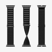 Correa Spigen WBF1 Apple Watch (49mm / 46mm / 45mm / 44mm) - Black