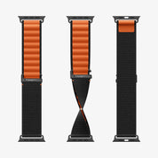 Correa Spigen WBF1 Apple Watch (49mm / 46mm / 45mm / 44mm) - Black Orange