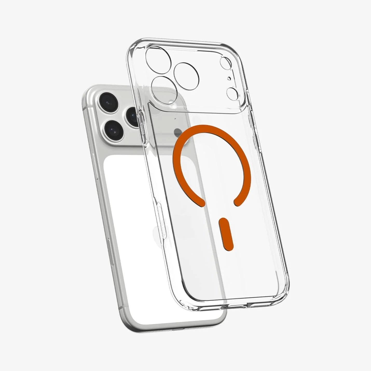 Case Spigen Ultra Hybrid iPhone 17 Pro Max (MagSafe) - Clear Orange