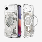 Case Spigen Ultra Hybrid Zero One Mag Fit iPhone 17 Air (MagSafe) - Natural Titanium