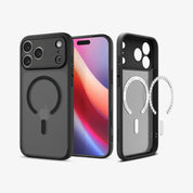 Case Spigen Crystal Hybrid iPhone 17 Pro Max (MagSafe) - Frost Black