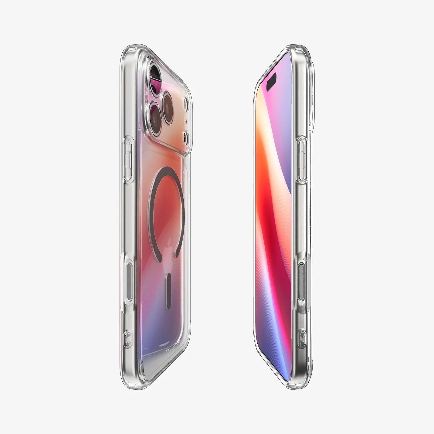 Case Spigen Crystal Hybrid iPhone 17 Pro (MagSafe) - Clear Graphite