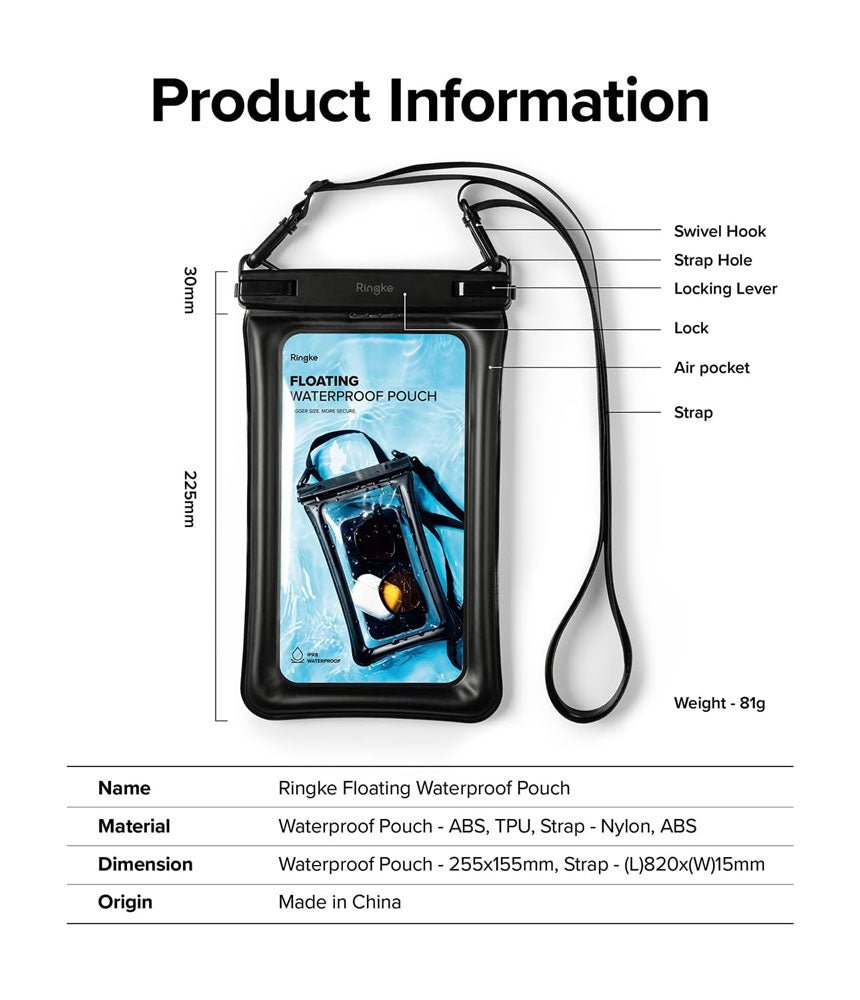 Estuche Acuático Ringke Floating Pouch Universal - Ringke - Estuche Acuático10 - 4 - 3 / ERFLWPDastore