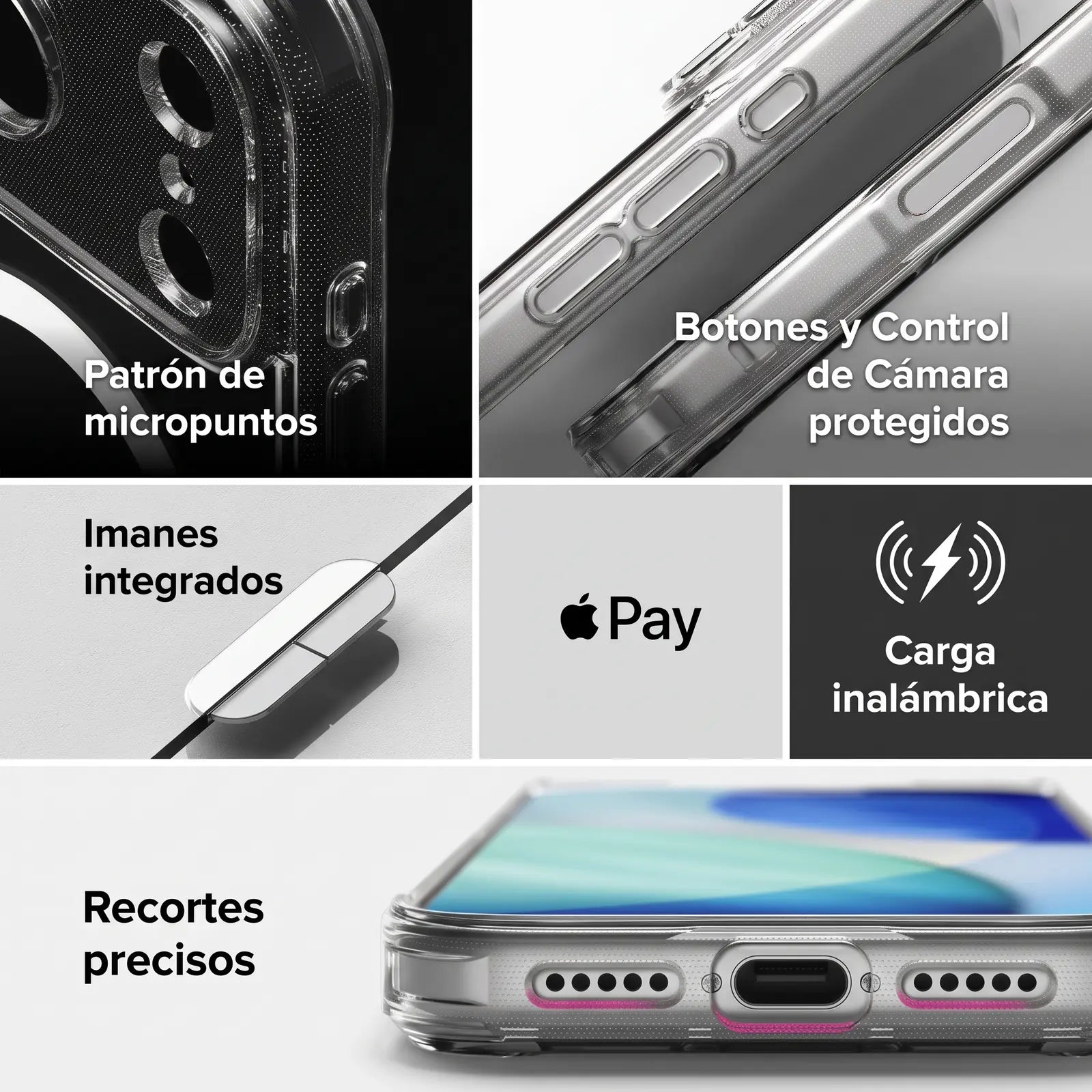 Case iPhone 18 Pro Ringke Fusion Magnetic MagSafe Transparente