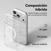 Case iPhone 18 Pro Ringke Fusion Magnetic MagSafe Transparente