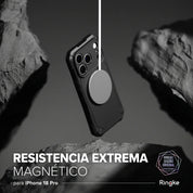 Case Ringke Rugged Gear Magnetic para iPhone 18 Pro Max / 17 Pro Max Black