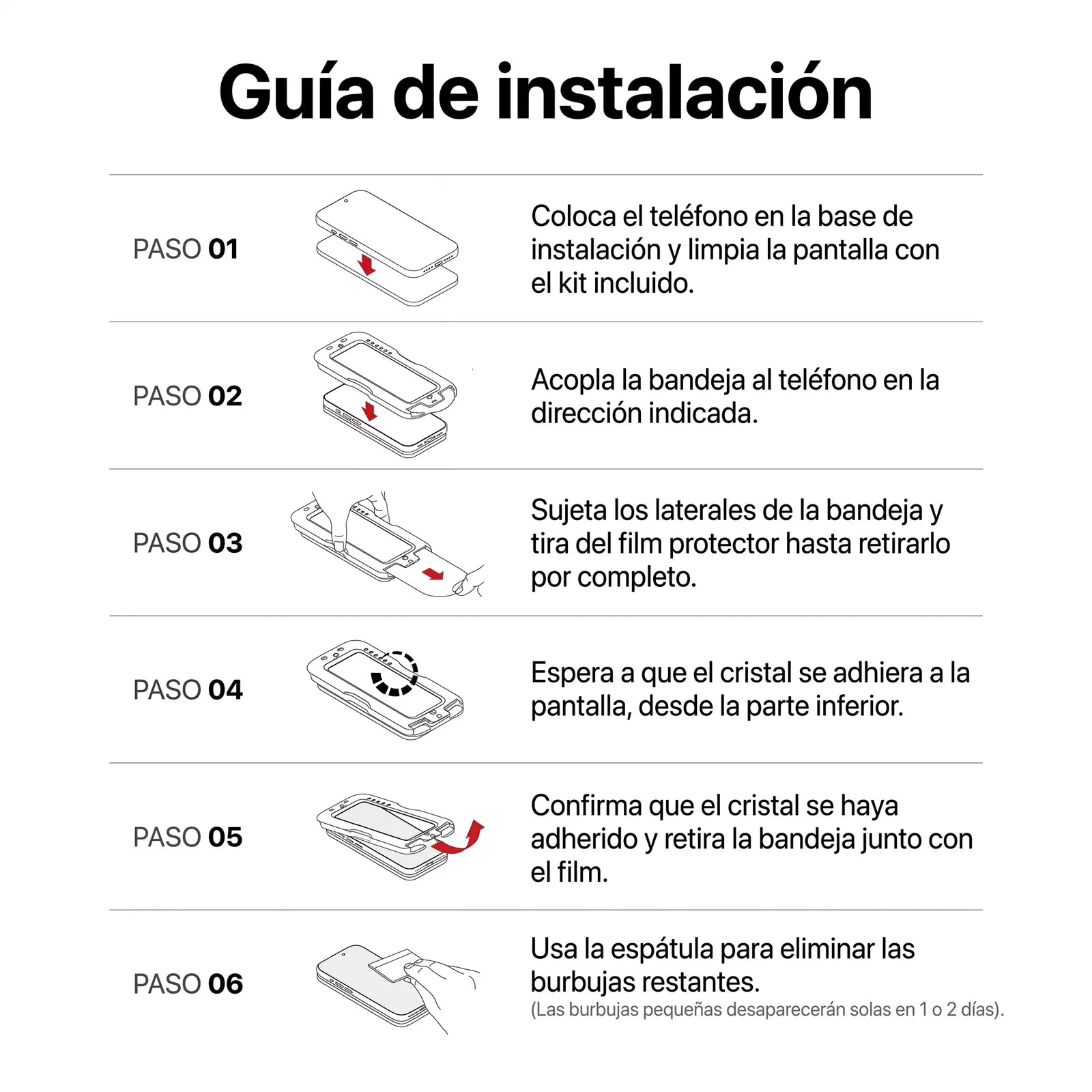 Ringke Easy Slide Mica de Vidrio iPhone 18 Pro Max Antirreflejo