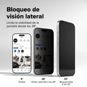 Ringke Mica de Vidrio Privacy iPhone 18 Pro Max con Instalador