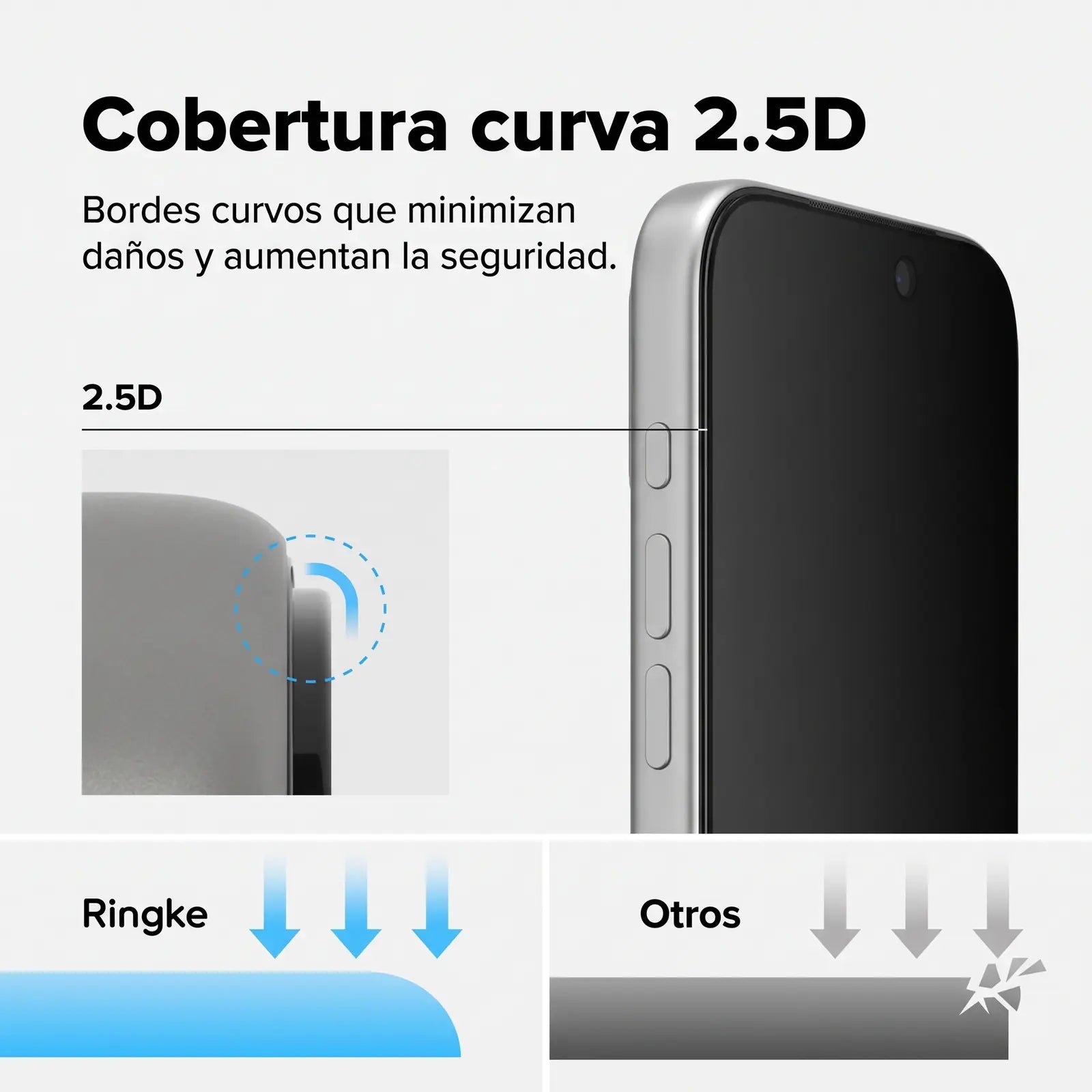 Ringke Mica de Vidrio Privacy iPhone 18 Pro Max con Instalador