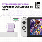 Cargador UGREEN Uno Robot GaN 65W USB-C - Purple