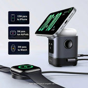 Estación de Carga Ugreen UNO 2 en 1 Qi2 15W (Magsafe)