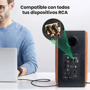 Cable de audio 3.5 mm a RCA UGREEN (Hi-Fi)