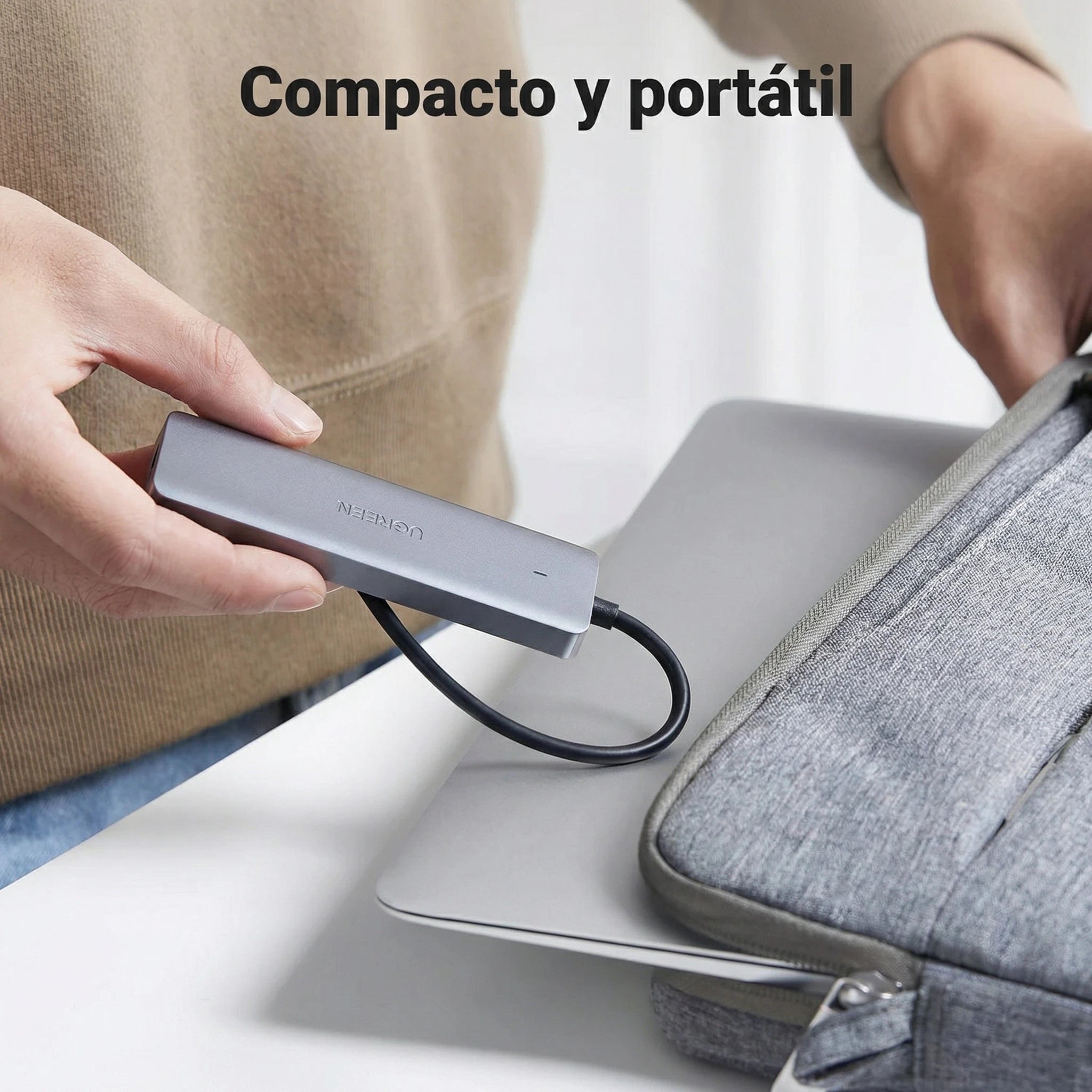 Hub Ugreen USB-C Ultra Slim 4 en 1