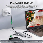 Hub Ugreen USB-C Ultra Slim 4 en 1
