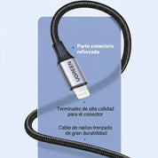 Cable UGREEN USB-A a Lightning 1M 12W (certificado) - 60156
