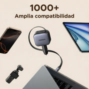 Cargador Ugreen NEXODE para Auto 90W con cable incluido (EC603 / 55909B)