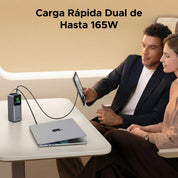 Power Bank Ugreen NEXODE 165W 20,000 mAh con cable retráctil - 55987B