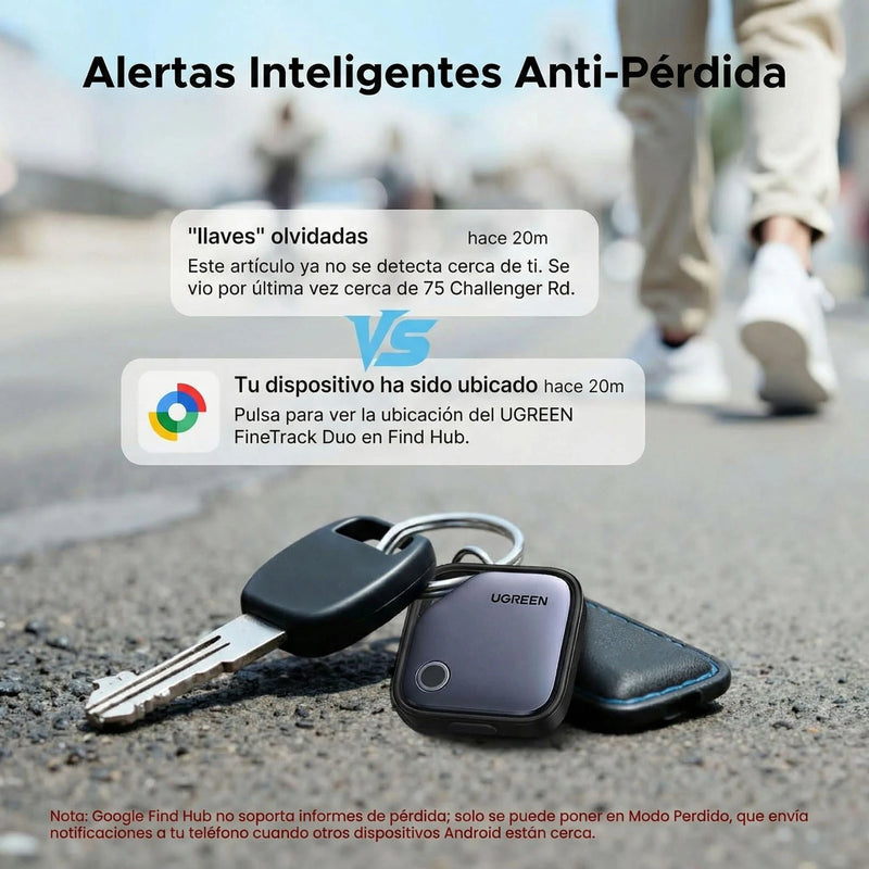 UGREEN Smart Tracker Bluetooth compatible con Samsung SmartThings - OPENBOX