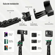 Trípode UGREEN 2-en-1 con Bluetooth remoto para teléfono, iPhone, Galaxy y GoPro 15609
