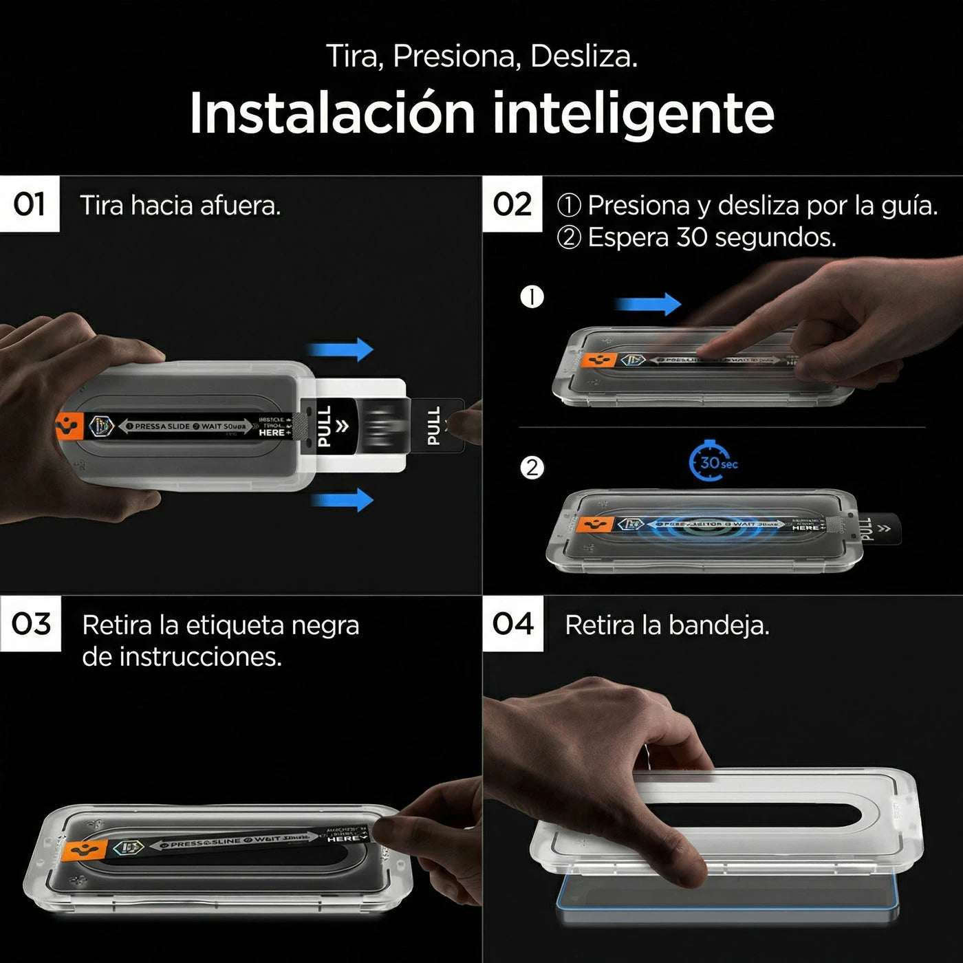 Protector de pantalla Spigen EZ FIT GLAS.tR Galaxy S26 Plus (2 UND)