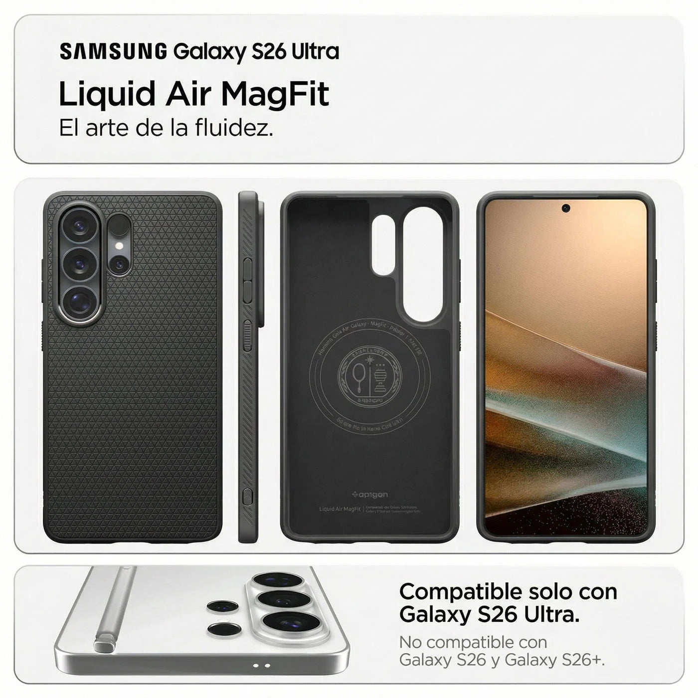 Case Spigen Liquid Air Armor Galaxy S26 Ultra (Magsafe)