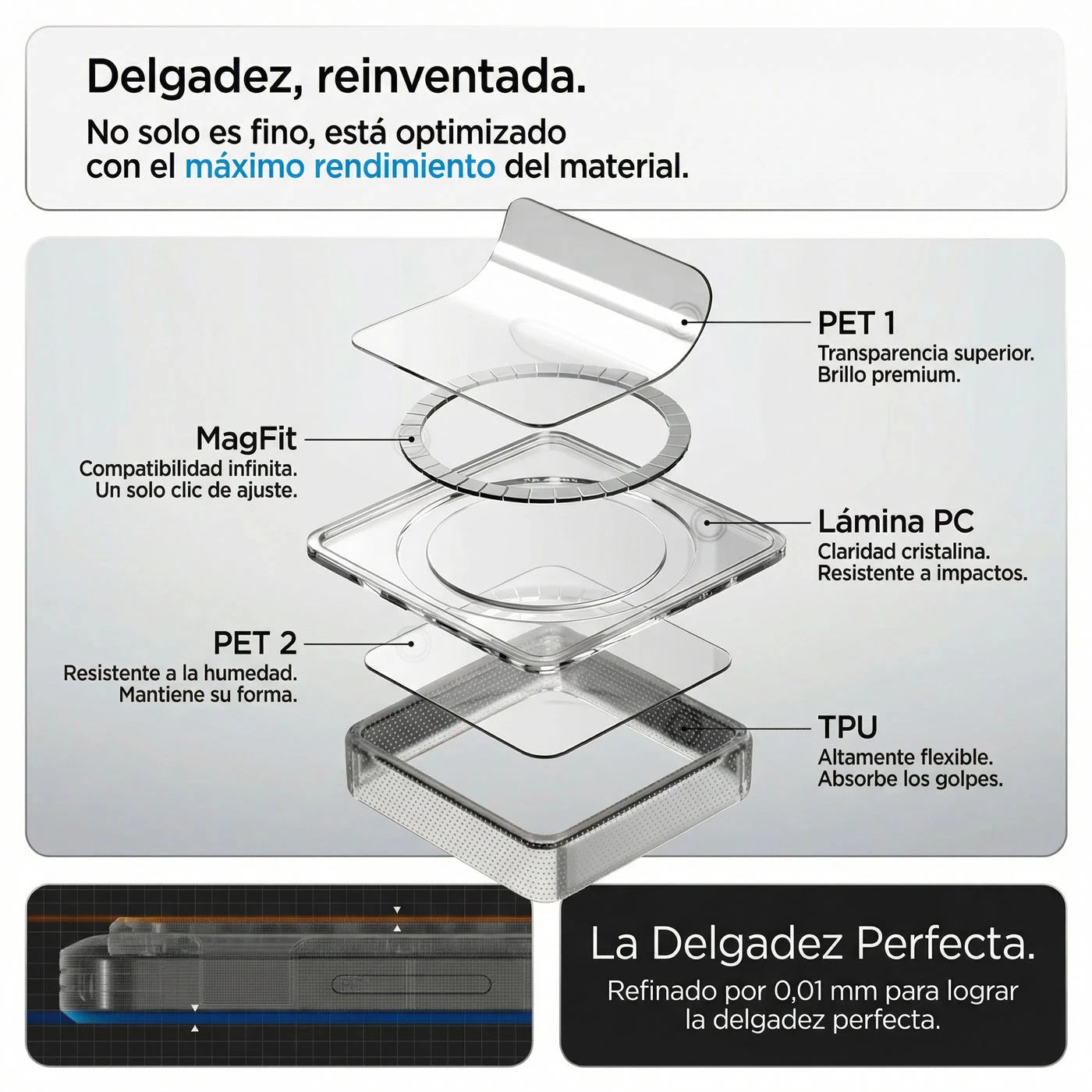 Case Spigen Ultra Hybrid Zero One Mag Fit Galaxy S26 Ultra (MagSafe) Qi2 - Black
