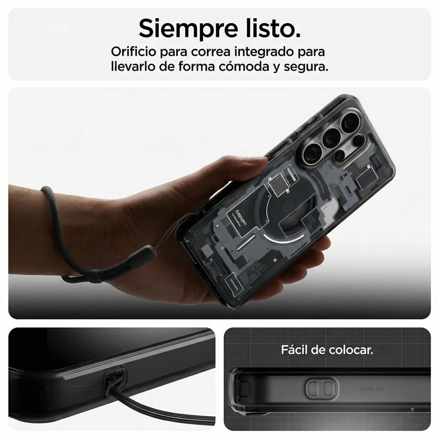 Case Spigen Ultra Hybrid Zero One Mag Fit Galaxy S26 Ultra (MagSafe) Qi2 - Black