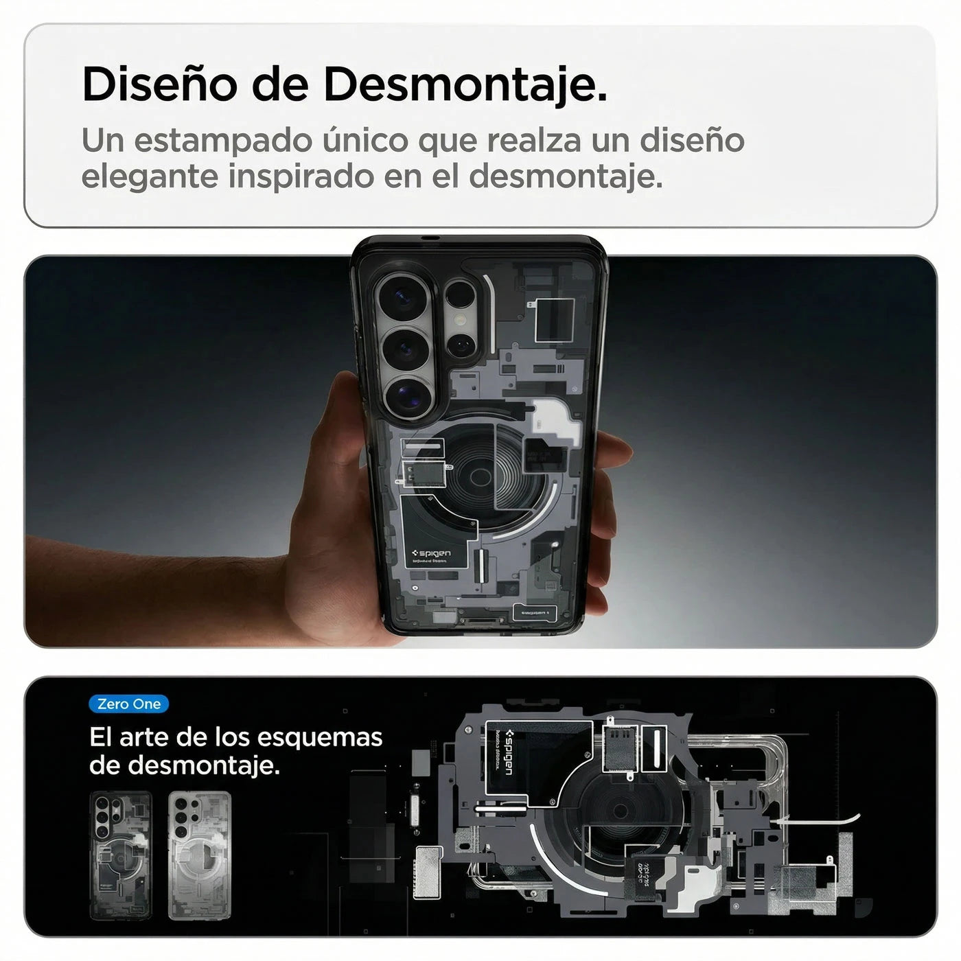 Case Spigen Ultra Hybrid Zero One Mag Fit Galaxy S26 Ultra (MagSafe) Qi2 - Black