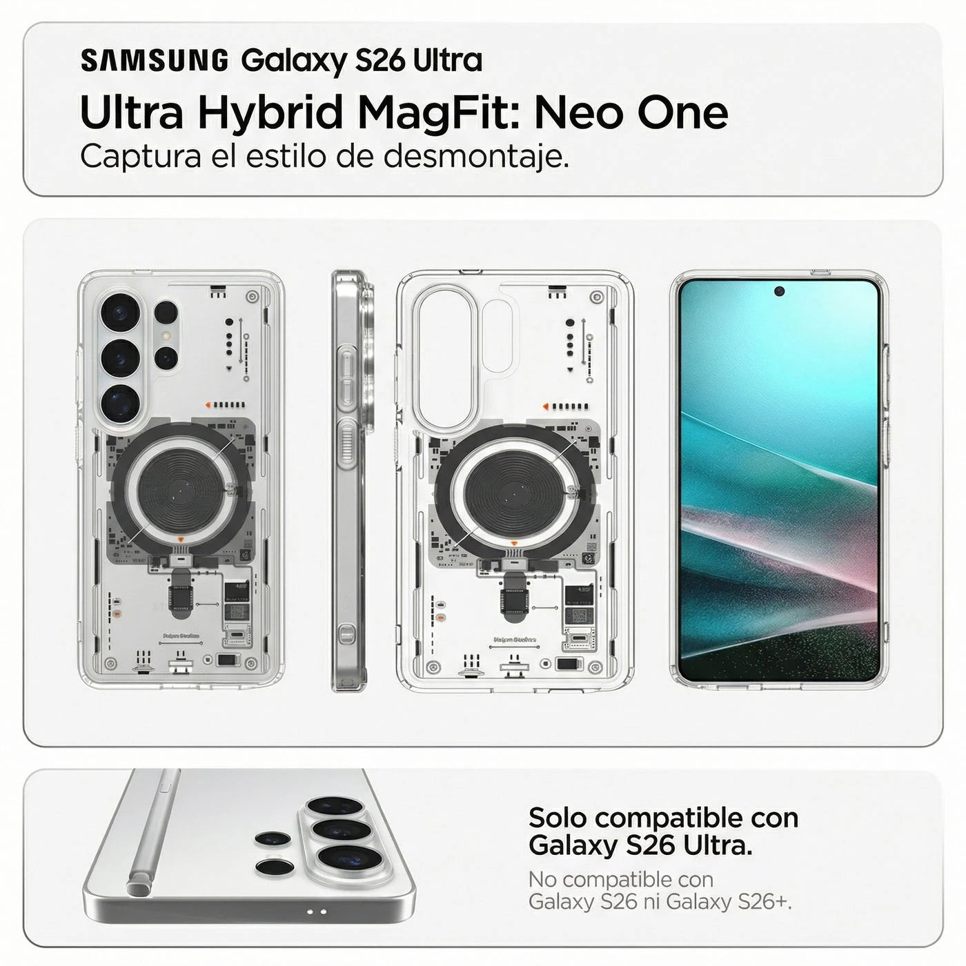 Case Spigen Ultra Hybrid Neo One Galaxy S26 Ultra (MagSafe) Qi2