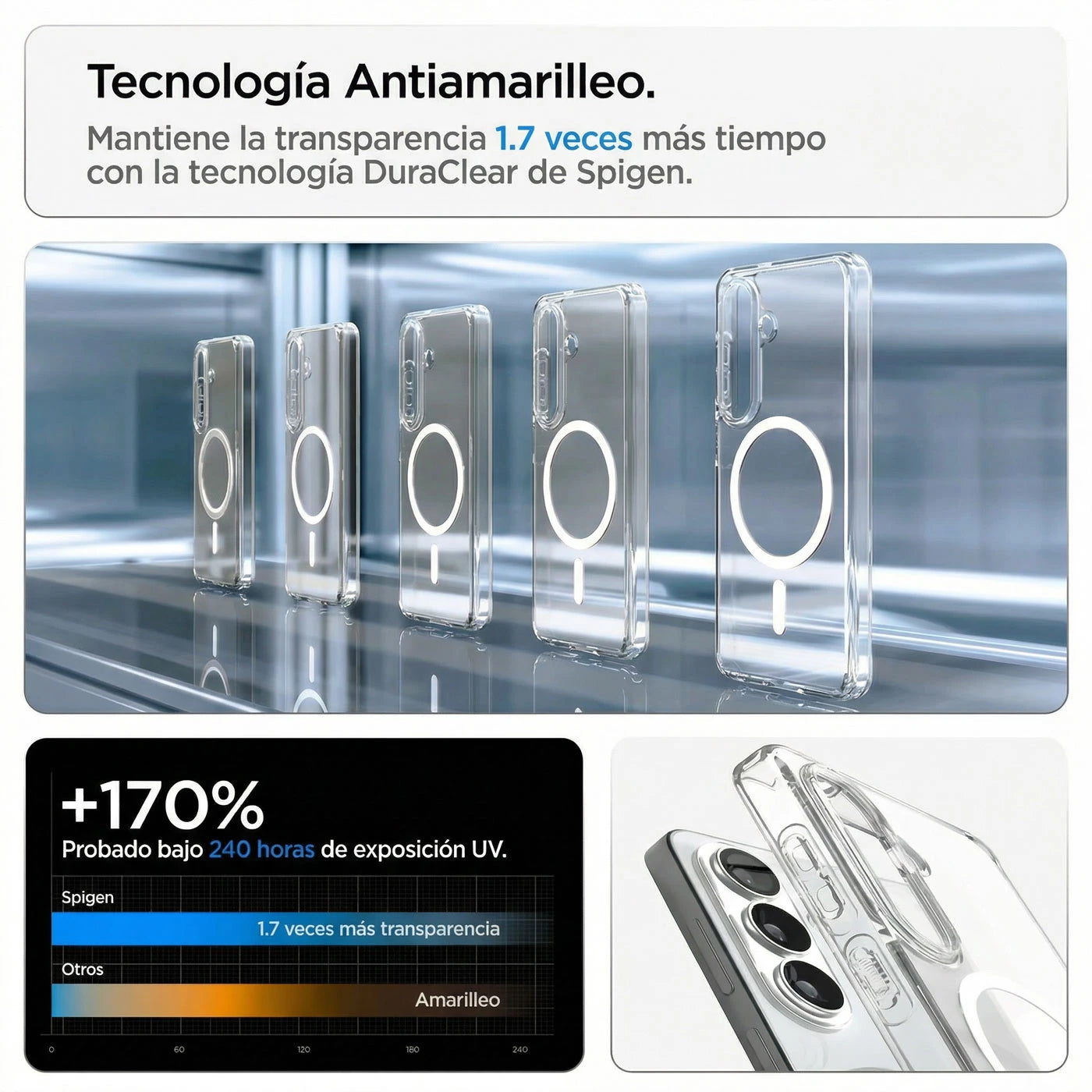 Case Spigen Ultra Hybrid Galaxy S26 Plus (MagSafe) - Clear