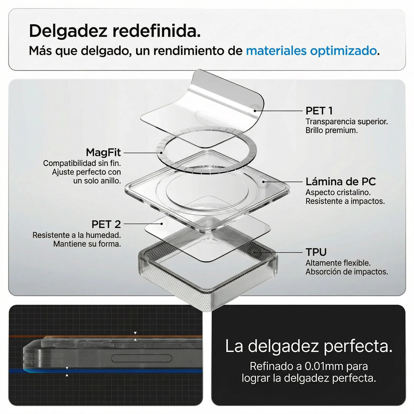 Case Spigen Ultra Hybrid Galaxy S26 Plus (MagSafe) - Clear