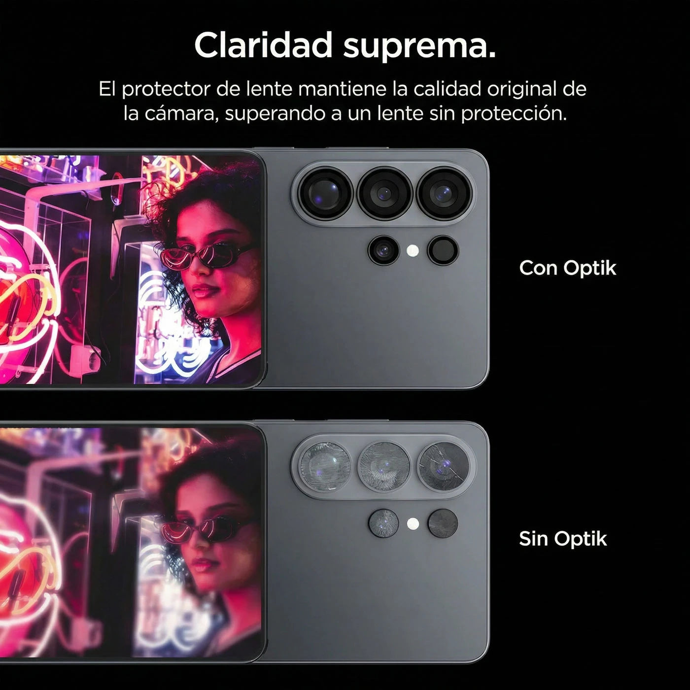 Protector de Cámara Spigen Ez Fit Optik Galaxy S26 Ultra (2 UND)