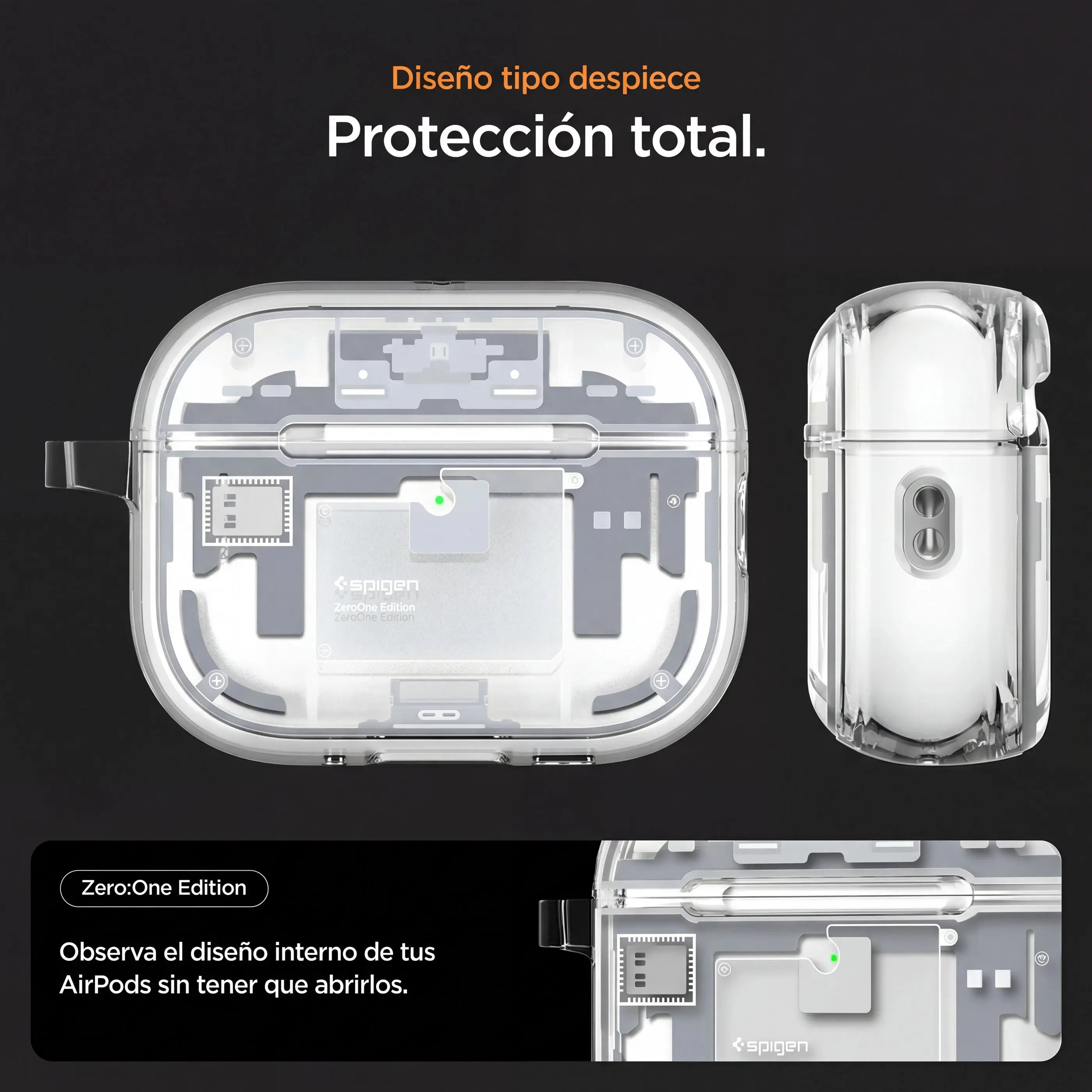 Case Spigen Ultra Hybrid AirPods Pro 3 (MagSafe) - Zero One White
