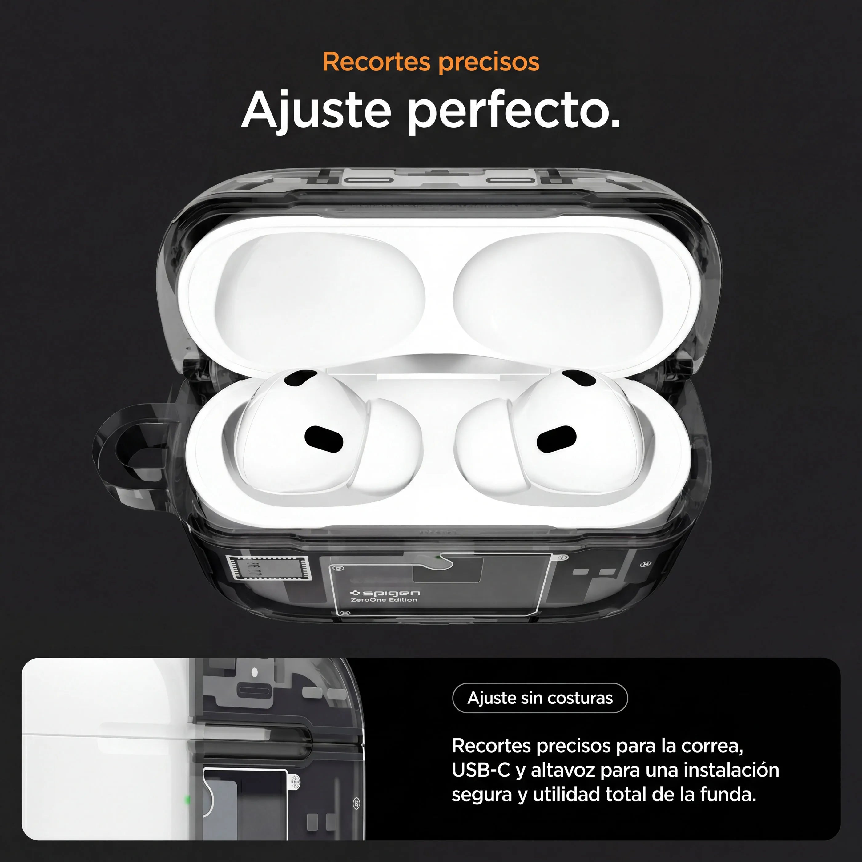 Case Spigen Ultra Hybrid AirPods Pro 3 (MagSafe) - Zero One Black