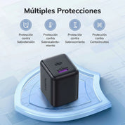 Cargador UGREEN 30W GaN - 2 Puertos