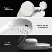 Cargador Magsafe Ringke Qi2 25W 3-in-1 Folding Stand