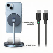 Cargador inalámbrico 2 en 1 UGREEN (90668)