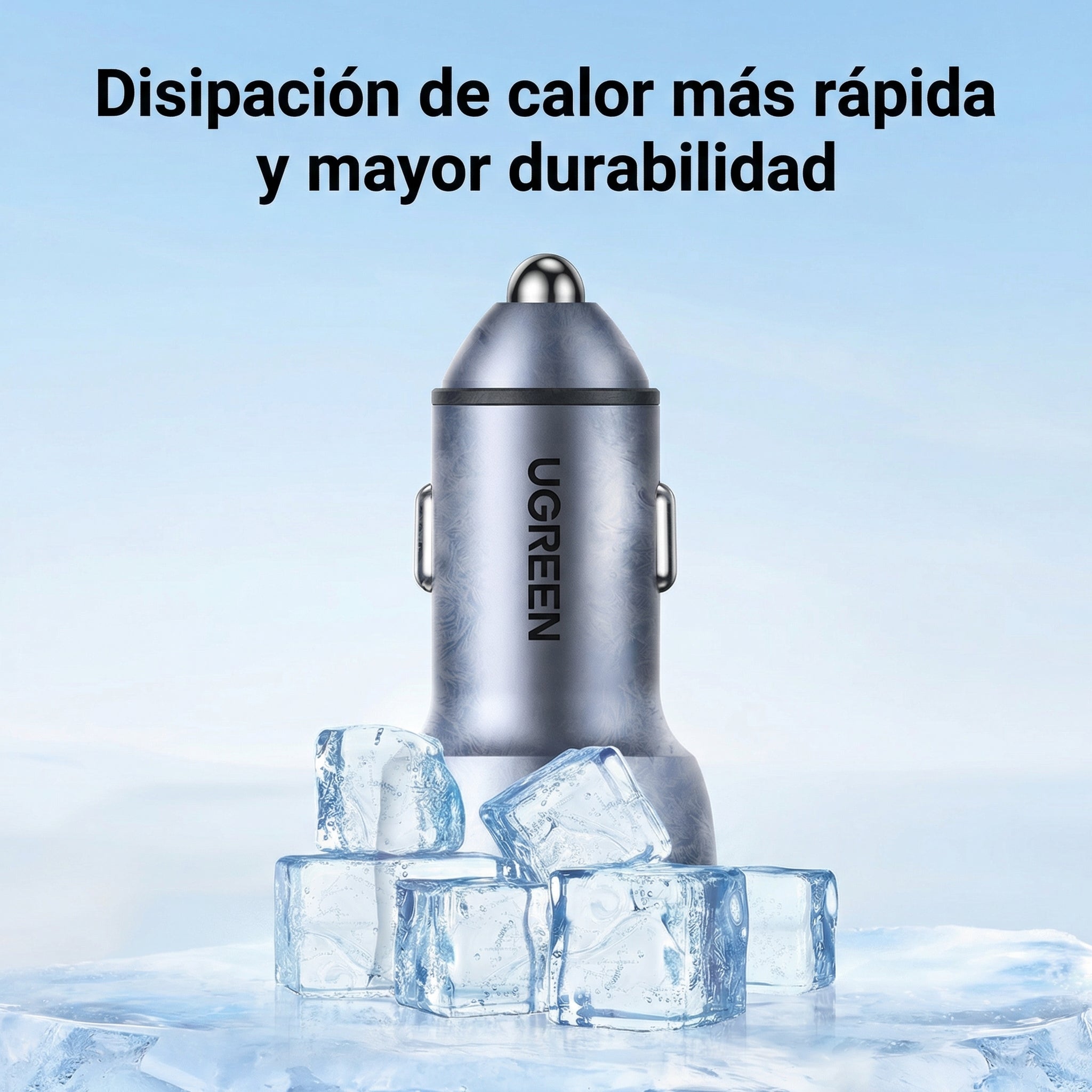 Cargador para auto UGREEN 50W Dual USB-C PD - 70594