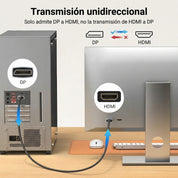 Cable UGREEN DisplayPort 1.2 a HDMI 1.4 — 4K, 2 m (DP125 / 35842)