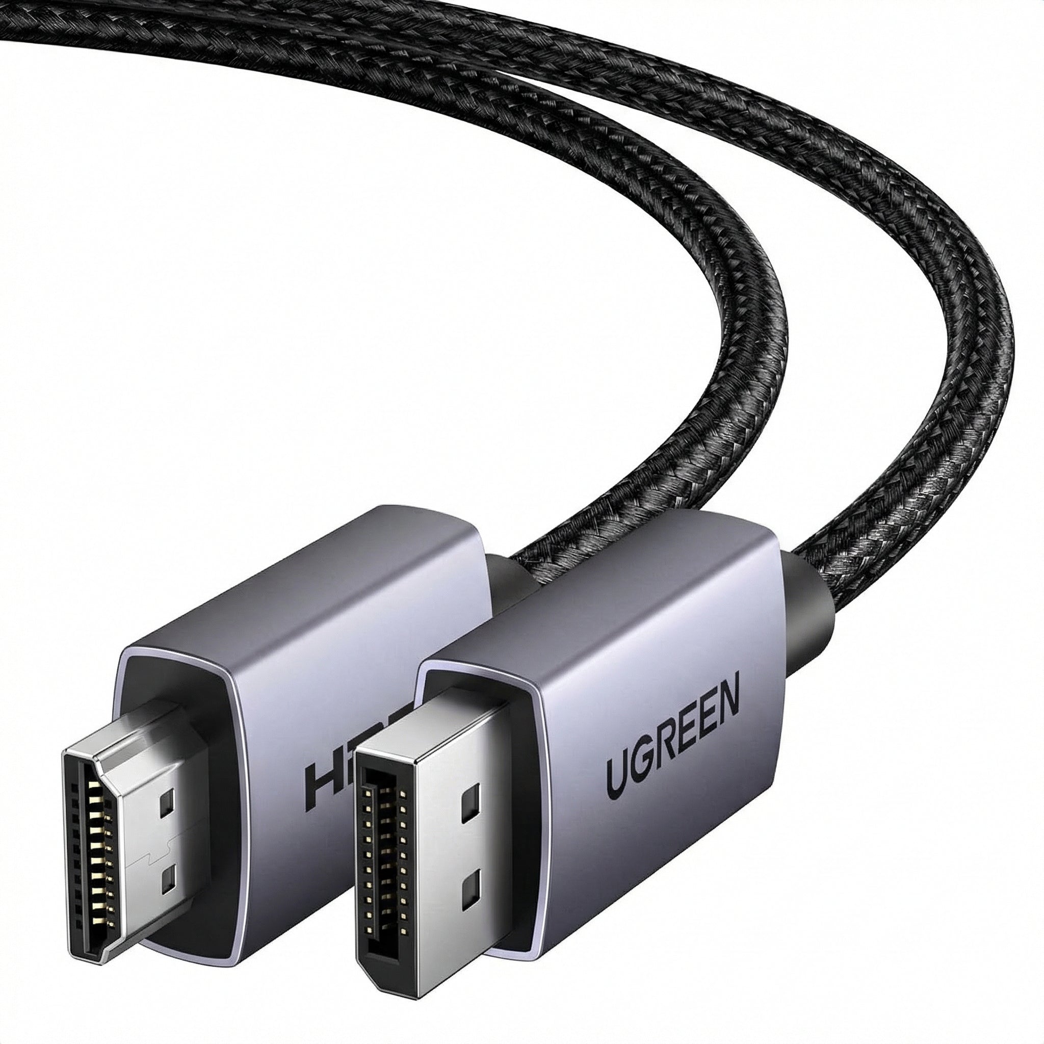 Cable UGREEN DisplayPort 1.2 a HDMI 1.4 — 4K, 2 m (DP125 / 35842)