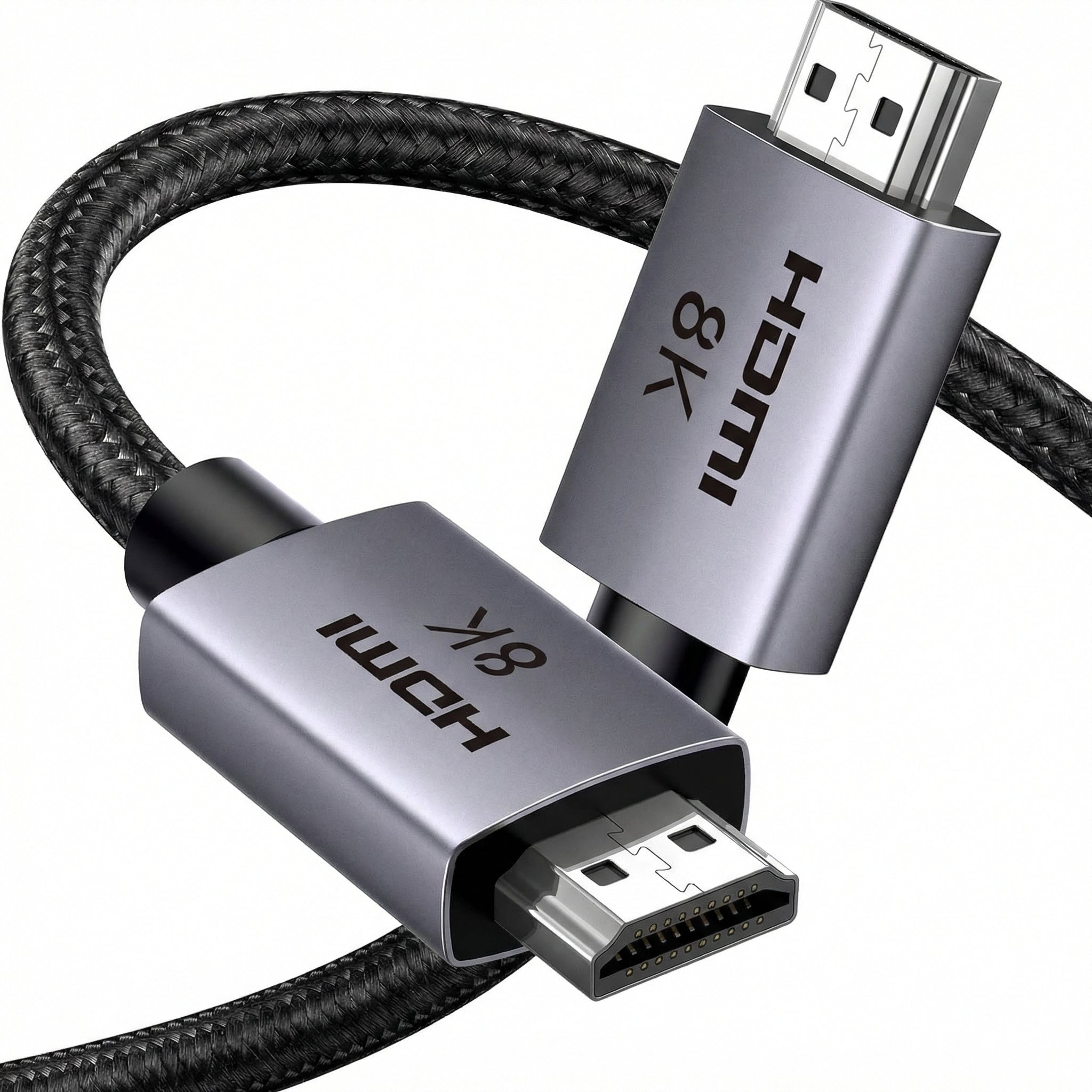 Cable HDMI UGREEN 8K 60Hz / 4K 240Hz 2.1 – 2 m, trenzado (25910)